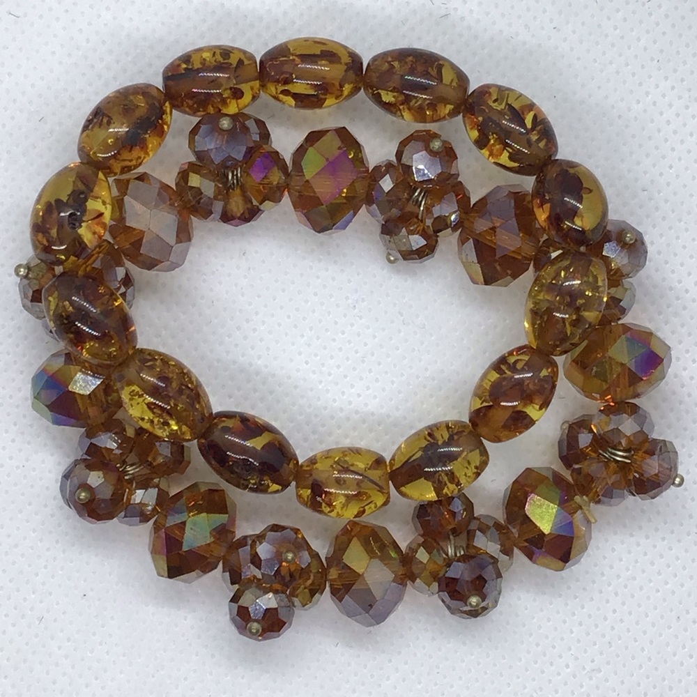 Gold bracelet set